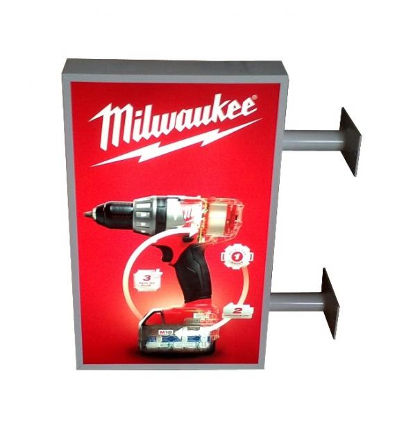 Kültéri világító tábla